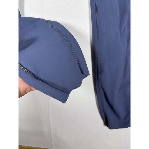 Janji Pants Womens Medium Blue Gray Pace Tights Running Outdoor Stretch Hike - Picture 5 of 7